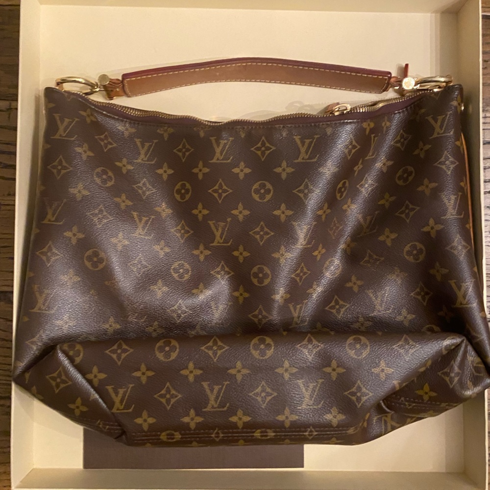 Authentic Louis Vuitton Sully MM Monogram